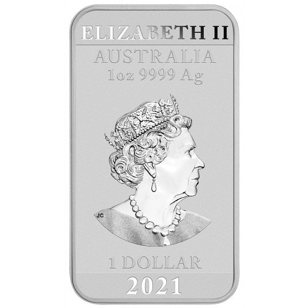 2021 Australian Dragon Rectangular Silver 1oz Bar – hallmark