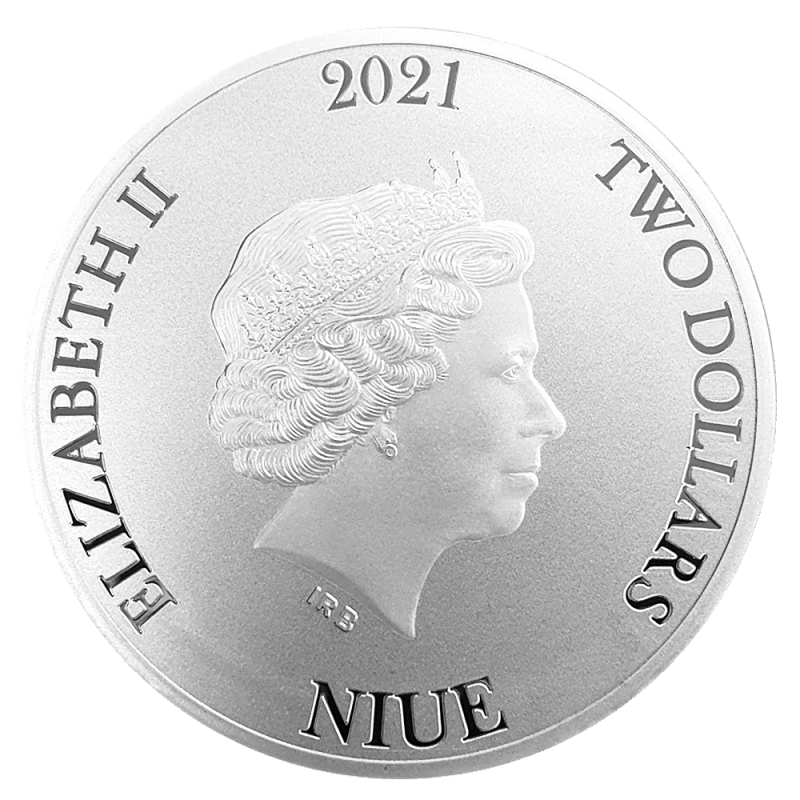 2021 Bitcoin 1oz Silver Coin