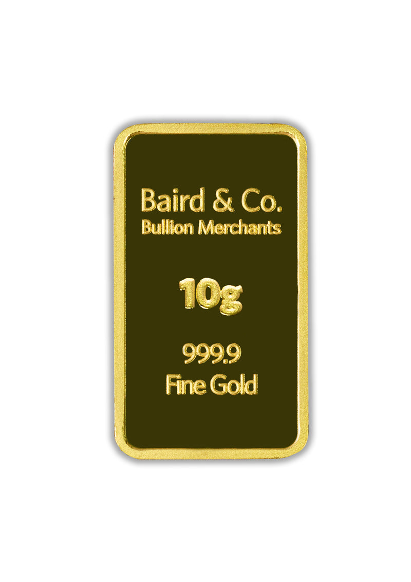 10 Gram Baird & Co Gold Bar