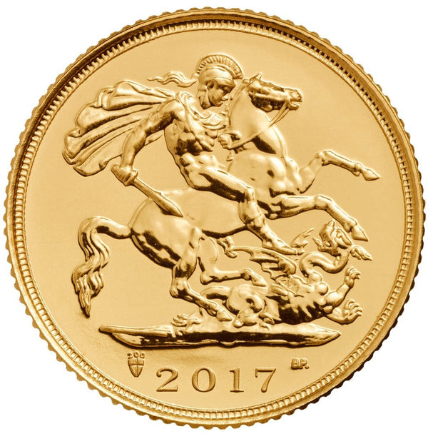 2017 Full Gold Sovereign Coin