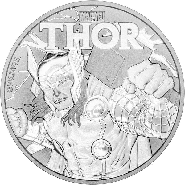 2018 Thor Marvel 1oz Silver Coin