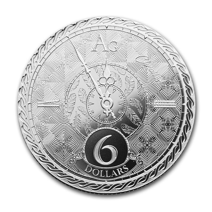 超綺麗銀貨　2020 1 OZ TOKELAU CHRONOS 2020 1 oz Tokelau Chronos Prooflike Silver Coin | BOLD