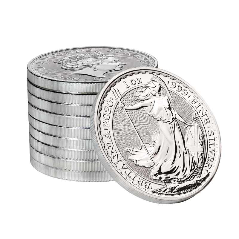 Britannia 1oz 銀貨 2020年 2枚セット 2020 Great Britain Silver Britannia 1oz 銀貨 2020年 2枚セット 2020 Great Britain Silver