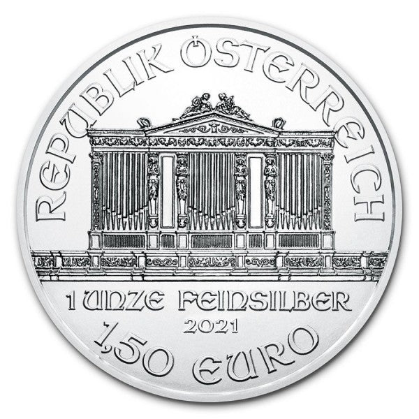 2021 Austrian Philharmonic Silver 1oz Coin