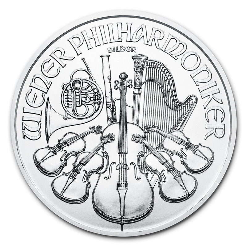 2021 Austrian Philharmonic Silver 1oz Coin