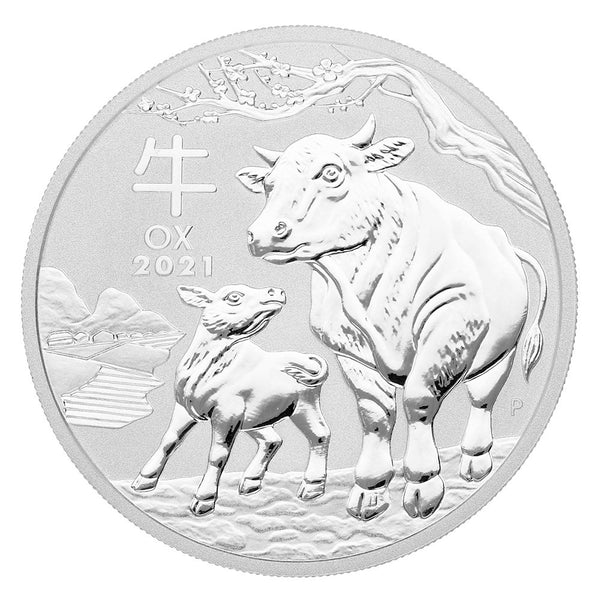 2021 Australian Ox 1oz Silver Coin