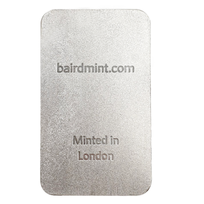 100 Gram Baird & Co Minted Silver Bar