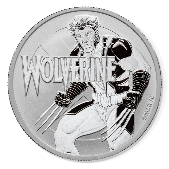 2021 Wolverine Marvel 1oz Silver Coin